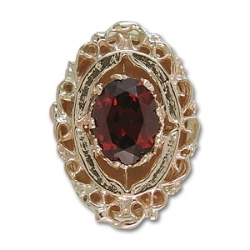 rk725 Garnet Bracelet Slide 